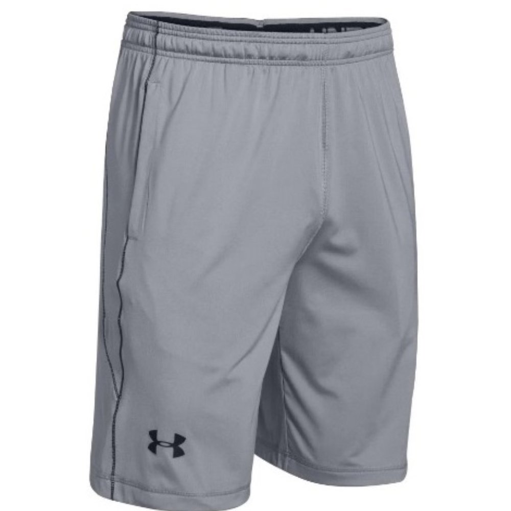 Men's Light Grey Under Armour Raid 10" Inseam Shorts